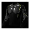 Kurtka tekstylna REBELHORN BORG II BLACK/GREY/FLUO YELLOW