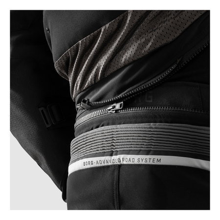 Spodnie tekstylne REBELHORN BORG II BLACK/GREY