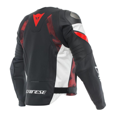Kurtka skórzana DAINESE AVRO 5 BLACK/RED/WHITE