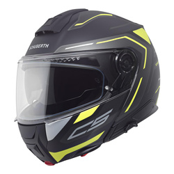 Kask szczękowy SCHUBERTH C5 ECE OMEGA YELLOW czarny żółty fluo