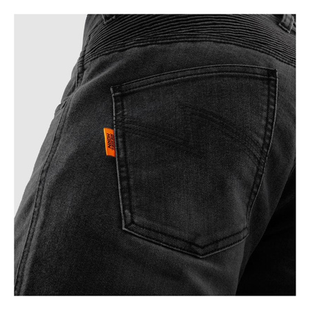 Jeansy motocyklowe REBELHORN REVOLT MONOLAYER BLACK