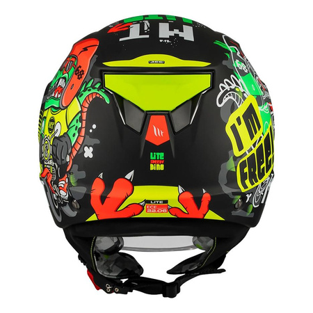 Kask otwarty dziecięcy MT LITE KIDS DINO MATT