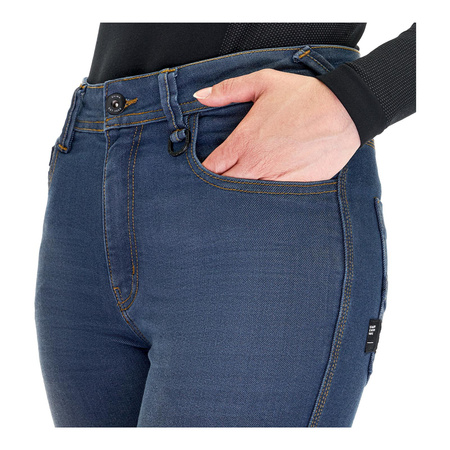 Jeansy motocyklowe damskie SHIMA RIDGE LADY BLUE niebieski