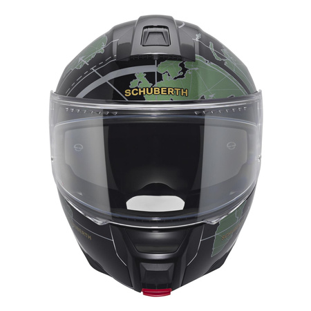 Kask szczękowy SCHUBERTH C5 ECE GLOBE GREEN