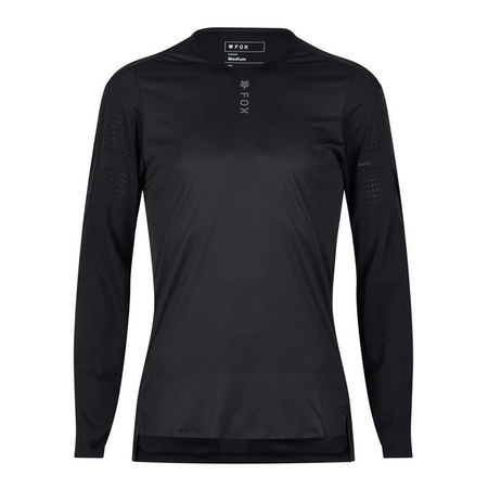 Koszulka rowerowa FOX FLEXAIR PRO Z DŁUGIM RĘKAWEM BLACK czarny