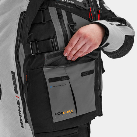 Kurtka tekstylna SHIMA TRACKER LIGHT GREY