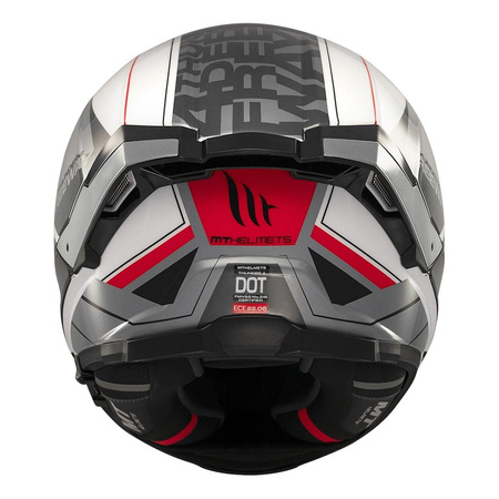 Kask integralny MT THUNDER 4 SV FREEWAY BLACK/RED/SILVER