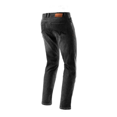Jeansy motocyklowe REBELHORN BRONCO MONOLAYER WASHED BLACK czarny