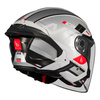 Kask otwarty MT COSMO SV SILENCE WHITE/SILVER biały srebrny czerwony