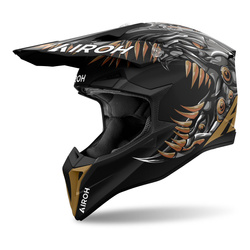 Kask cross AIROH WRAAAP CYBORG MATT