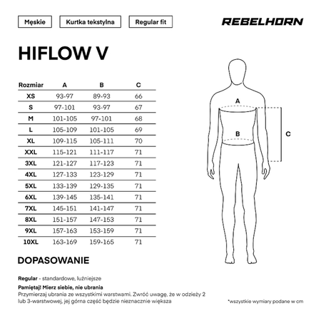 Kurtka tekstylna REBELHORN HIFLOW V BLACK