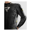 Kurtka skórzana REBELHORN VELOCE BLACK/GREY/FLUO YELLOW