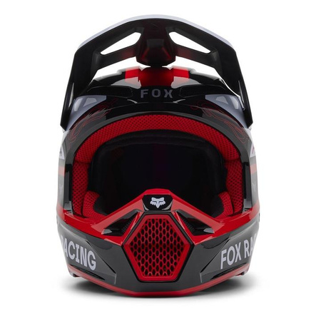 Kask cross dziecięcy FOX JUNIOR V1 RACE SPEC FLUORESCENT RED czerwony fluo