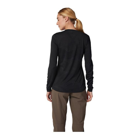 Koszulka rowerowa damska FOX LADY RANGER Z DŁUGIM RĘKAWEM TRU DRI BLACK czarny