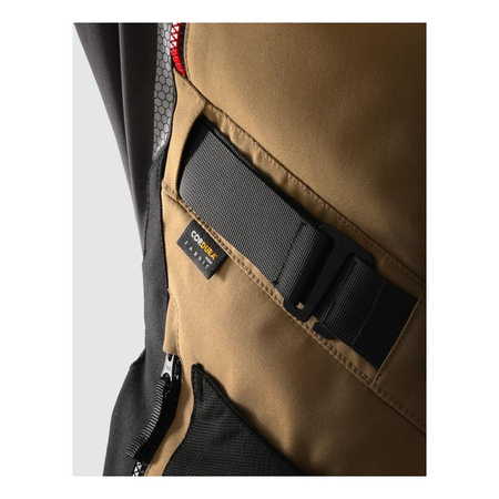 Kurtka tekstylna REBELHORN HARDY 3.0 DESERT/GREY/RED brązowy szary czerwony