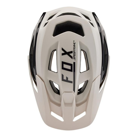 Kask rowerowy FOX SPEEDFRAME PRO BLOCKED VINTAGE WHITE biały