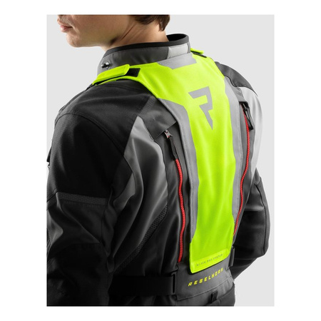 Kurtka tekstylna REBELHORN HARDY 3.0 ANTHRACITE/GREY/YELLOW grafitowy szary żółty