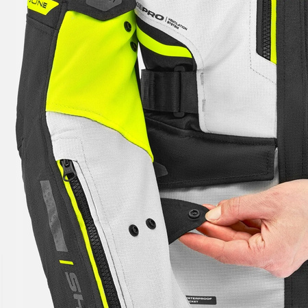 Kurtka tekstylna damska SHIMA DUNE LADY FLUO czarny szary żółty fluo