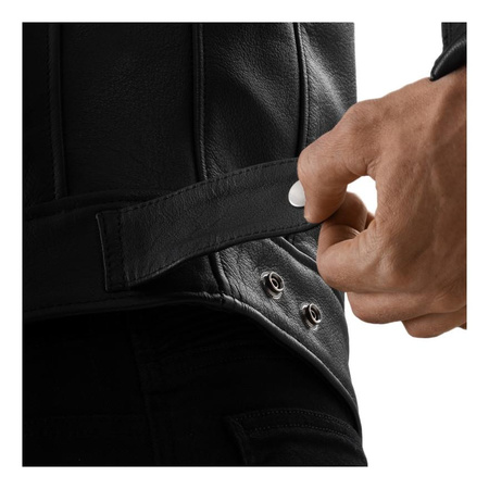 Kurtka skórzana OZONE COLT BLACK czarny