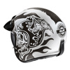 Kask otwarty HJC V31 FLAME WHITE/BLACK