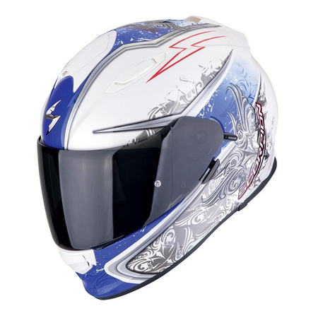 Kask integralny SCORPION EXO-491 RUN WHITE/BLUE