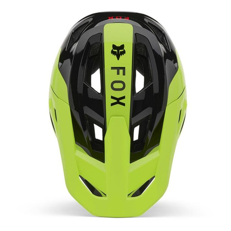 Kask rowerowy FOX RAMPAGE CE BARGE FLUORESCENT YELLOW