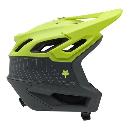Kask rowerowy FOX DROPFRAME PRO RUNN FLUORESCENT YELLOW żółty fluo