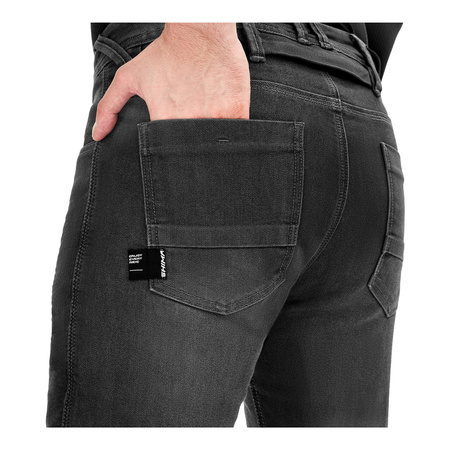 Jeansy motocyklowe SHIMA RIDGE BLACK