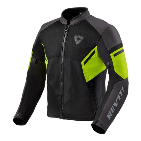 Kurtka tekstylna REVIT GT-R AIR 3 BLACK/NEON YELLOW