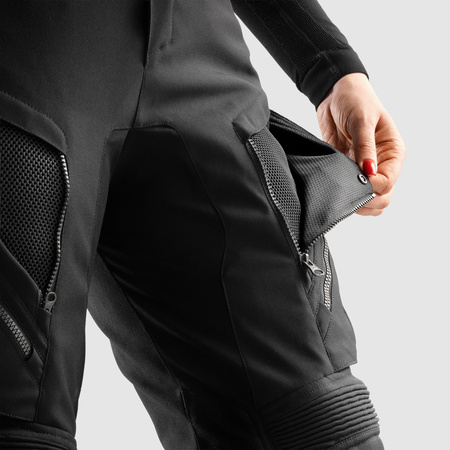 Spodnie tekstylne damskie REBELHORN HARDY 3.0 LADY BLACK