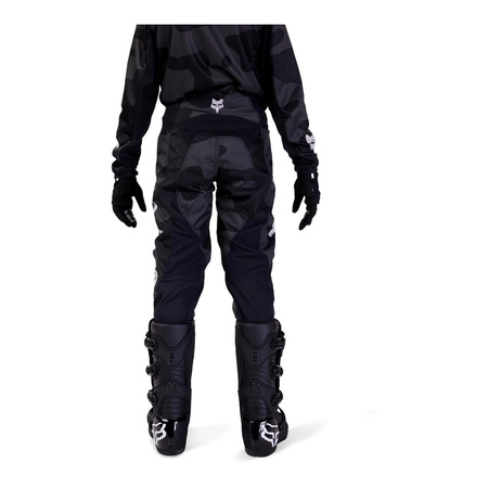 Spodnie cross dziecięce FOX JUNIOR 180 BNKR BLACK CAMO czarny szary