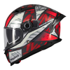 Kask integralny MT BRAKER SV FURY BLACK/GREY/RED