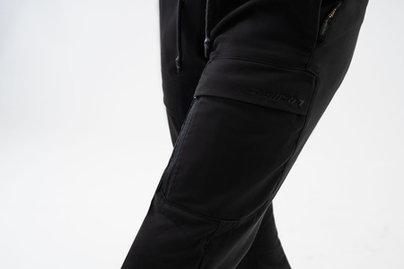 Jeansy motocyklowe damskie SHIMA JOGGSY LADY BLACK czarny