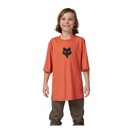 Koszulka rowerowa dziecięca FOX JUNIOR RANGER ATOMIC ORANGE