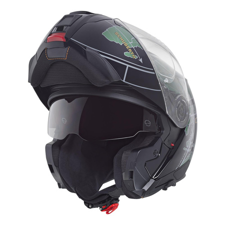 Kask szczękowy SCHUBERTH C5 ECE GLOBE GREEN