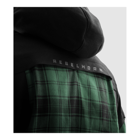 Koszula motocyklowa REBELHORN SHIFTER BLACK/GREEN