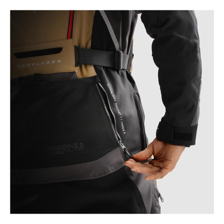 Kurtka tekstylna REBELHORN HARDY 3.0 DESERT/GREY/RED