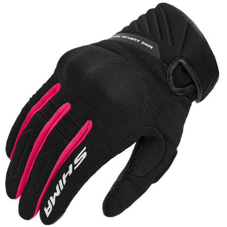 Rękawice miejskie damskie SHIMA SONIC LADY PINK czarny różowy