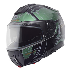 Kask szczękowy SCHUBERTH C5 ECE GLOBE GREEN