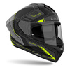 Kask integralny AIROH MATRYX ROCKET YELLOW MATT żółty fluo szary czarny