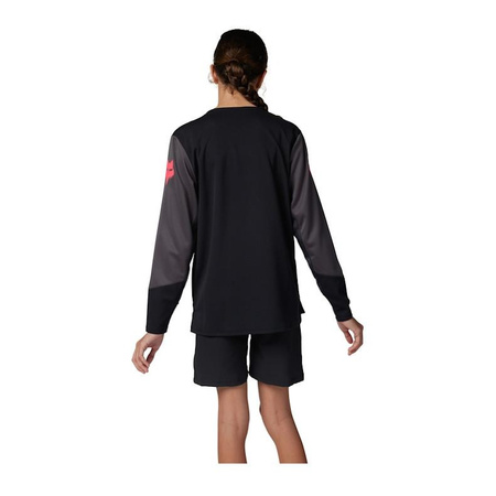 Koszulka rowerowa dziecięca FOX JUNIOR DEFEND Z DŁUGIM RĘKAWEM TAUNT BLACK czarny