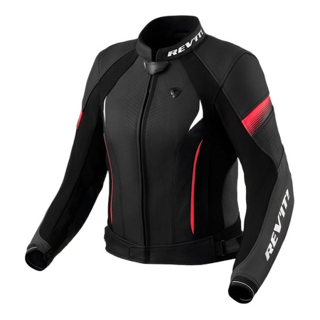 Kurtka skórzana damska REVIT XENA 4 LADY BLACK/PINK czarny różowy