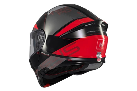 Kask szczękowy MT GENESIS SV ATEMPO GREY/RED