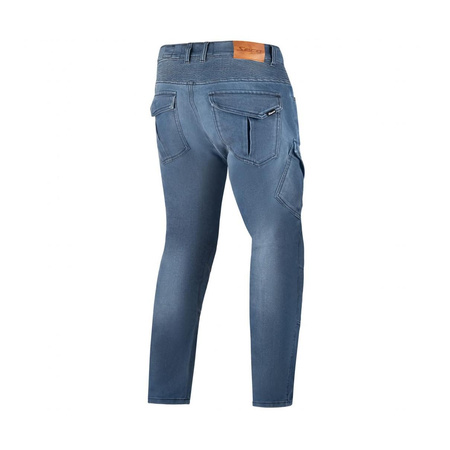 Jeansy motocyklowe SECA SQUADRON BLUE niebieski