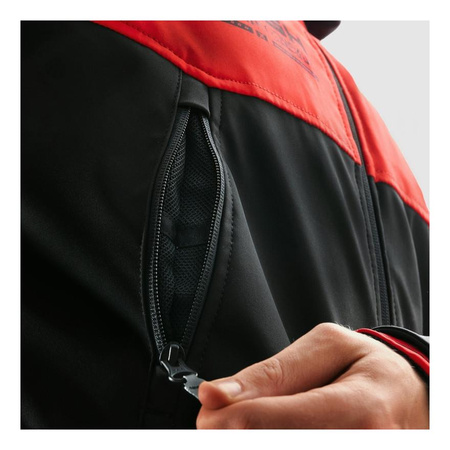 Kurtka tekstylna REBELHORN SLASH SPIDER BLACK/RED czarny czerwony