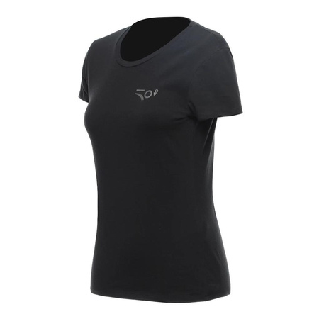 Koszulka T-shirt damski DAINESE ANNIVERSARY LADY BLACK