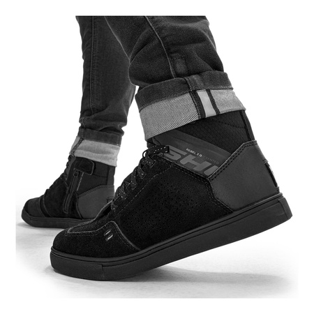 Jeansy motocyklowe damskie SHIMA RIDGE LADY BLACK czarny