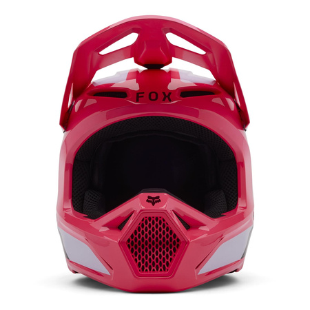 Kask cross FOX V1 LEAN PINK różowy biały