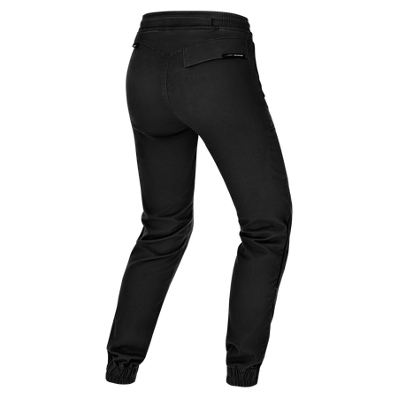 Jeansy motocyklowe damskie SHIMA JOGGSY LADY BLACK