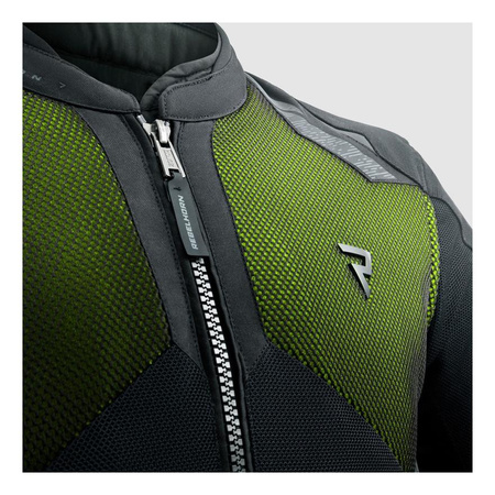 Kurtka tekstylna REBELHORN JAX BLACK/FLUO YELLOW czarny żółty fluo